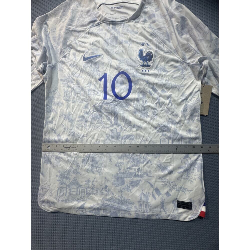 Nike‎ France National Team Mbappe Men's Jersey Sz L White Brand New - Picture 2 of 10